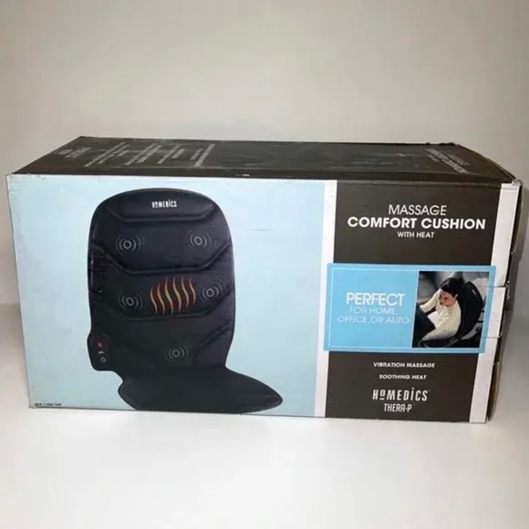 Homedics | Other | New Homedics Therap Massage Comfort Cushion Heat  Vibration Massager Portable